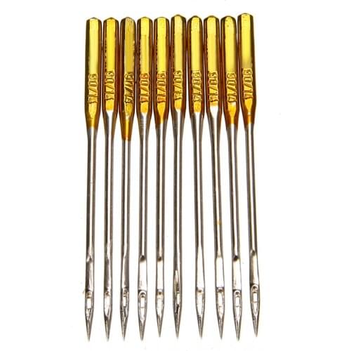 50pcs Ball Point Sewing Machine Needle Regular 39mm Length Size 90/14 No.14 For Singer