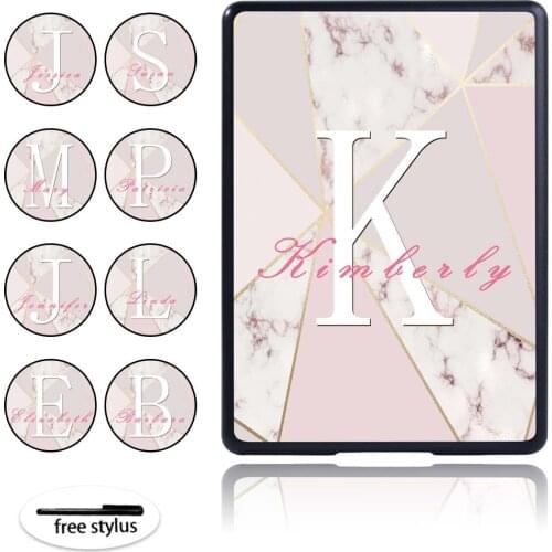 Tablet Case Ultra Thin Cover Case for Amazon Kindle 10th / 8th/Paperwhite 1/2/3/4 Fname Pattern Tablet Cover Case+ Free Pen