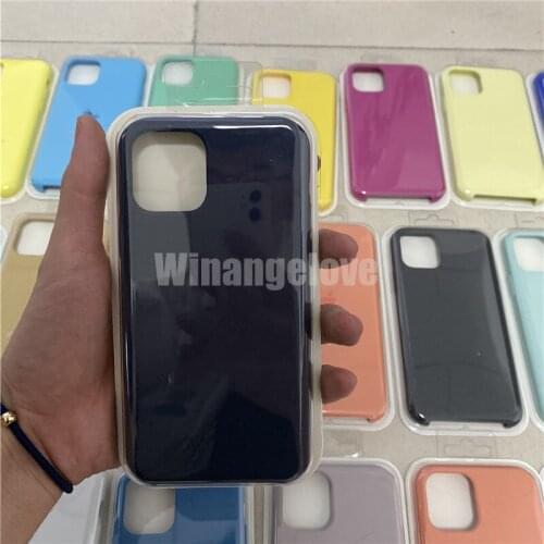 200Pcs/lot Liquid Silicone Case for iPhone 11 2019 XR XS Max 6 7 8 Phone Cover Protective Cases with retail box