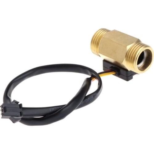 Flow Sensor G1/2'' Water Flow Hall Sensor Switch 1-25L/min Flow Meter Flowmeter S06 21 Dropshipping