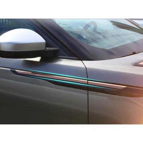 Leaf board decoration Side Fender Cover Trim ABS Plastic For Land Rover Range Rover Velar 2017 2018 Car Accessories