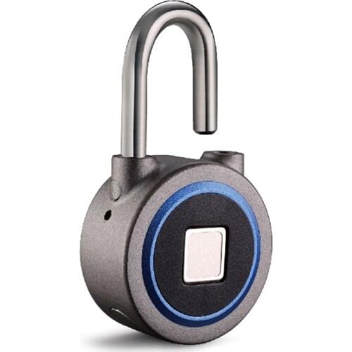 Mini Bluetooth Padlock Phone APP Waterproof Keyless Fingerprint Lock Unlock Anti Theft Door Lock For IOS Android