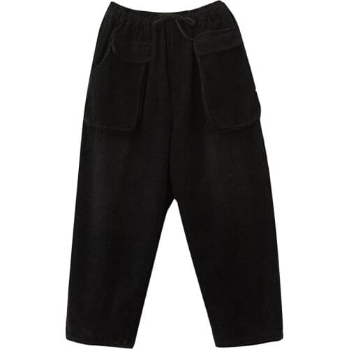 FAISIENS Women's Corduroy Trousers