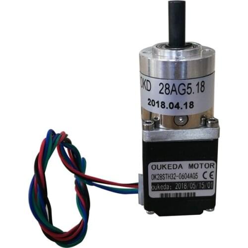 Motor body 51mm 28 planetary reduction motor planetary gearbox 28mm gear reduction motor 28BYG Speed ratio 5/14/19/27/51