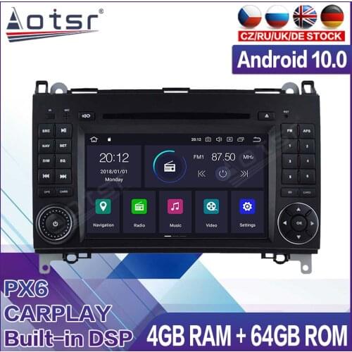 Android Radio Tape Recorder Car Multimedia Player Stereo For Mercedes Benz B200 B Class W245 B170 W169 Head Unit GPS Navigation