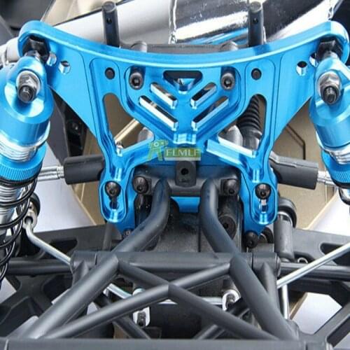 Alloy CNC 8MM Metal Front & Rear Shock Tower Shock Absorber Bracket Support Fit for 1/5 Losi 5ive T Rovan LT KingmotorX2