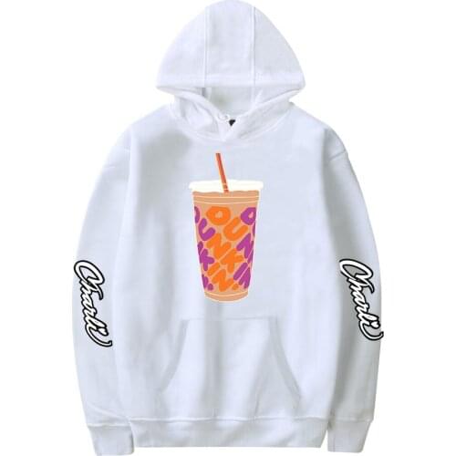 2020 Ice Coffee Splatter Hoodies Sweatshirts Men and Women Hoodie Charli Damelio Pullover Unisex Costume Tracksuit Casual Hooded