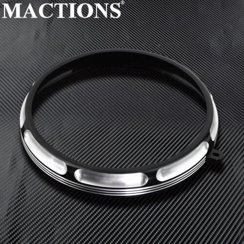 Burst 7" Headlight Trim Cover For Harley Softail Deluxe FLSTN 05-06 Fat Boy FLS Slim Heritage Classic 07-16 2017