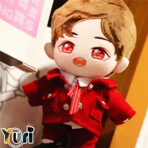 Limit The Untamed Wei wuxian Xiao zhan star Red velvet suit fit for plush doll toy stuffed cute lovely thoughtful Cos Gift new C