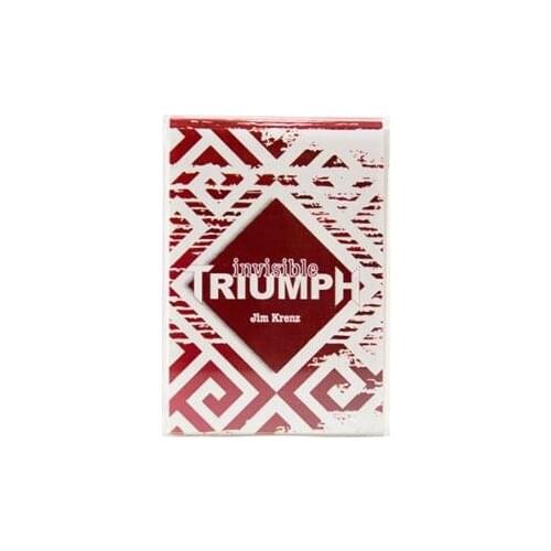 Invisible Triumph (Gimmick+online instructions) by Jim Krenz,Card Magic Tricks Close up Illusions Street Magia Toys Joke Fun