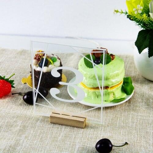 Wedding table numbers acrylic wooden table numbers party numbers wedding decoration table number restaurant table numbers