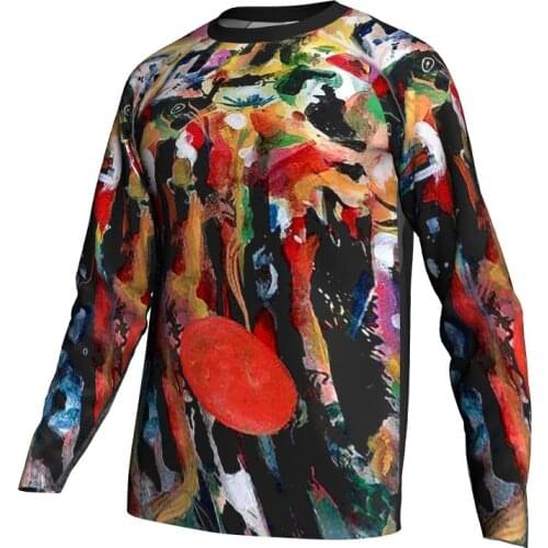 New style 2021 Summer Lighter Quality Breathable Customize Moto T shirt Mtb Motocross Cycling DH MX Cycling Downhill jersey