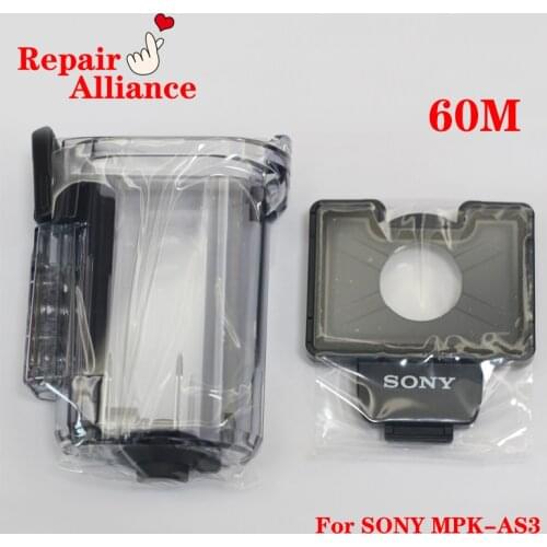 New 60M Waterproof Housing MPK-AS3 AS3 for Sony HDR-AS100V HDR-AS200V AS100 AS200 AS20 AS30 AS15 Action camera