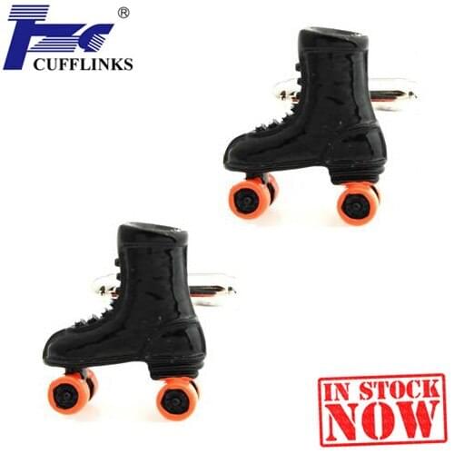 Skating Shoes Cufflink Cuff Link 2 Pairs Free Shipping Promotion