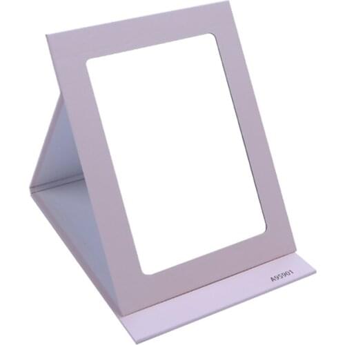 Single Side Square Flip Dressing Mirror Cute Fruits Folding Desktop Makeup Mirror Portable Cosmetic Beauty Mirror Makeup Tools