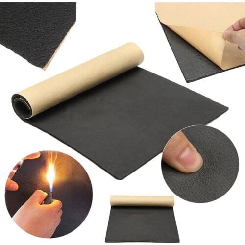 50*50cm 8mm Car Sound Heat Insulation Cotton Mats Acoustic Absorption Noise Proofing Deadener Anti-noise Pads Interior Decal