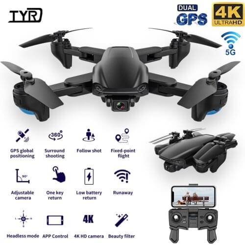 New RC Drone SG701 GPS Dual 4K HD Camera Optical Flow Fixed Point WIFI FPV Foldable Quadcopter Helicopter Gift Kids Toy