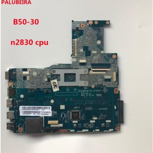 PALUBEIRA Free Shipping ZIWB0/B1/E0 LA-B102P For Lenovo B50-30 With N2830 CPU Motherboard 100% Working