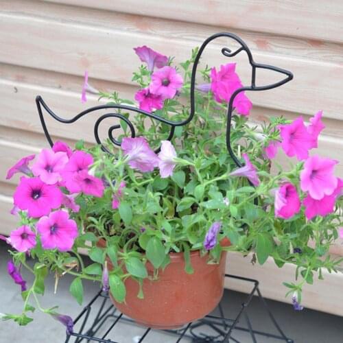 Stable Plant Support Ring Practical Metal Creative Rabbit Shape Flower Support Ring Home Plant Cages