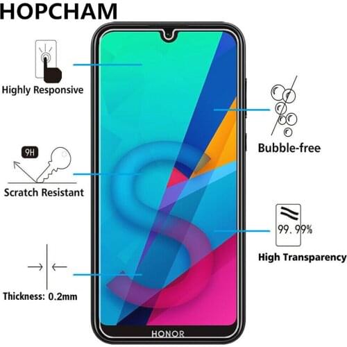 Protective glass on honor 8s tempered glass for huawei honer honor8s 8 s s8 glas screen protector phone safety film 5.71 2pcs 9h
