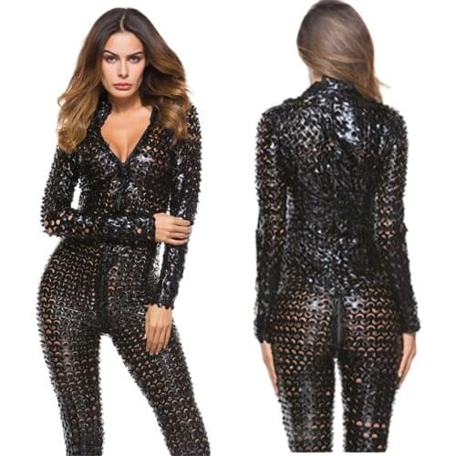 Women Sexy Lingerie Hot PU Leather Latex Suit Teddy Clubwear Sexy Costumes Erotic Lingerie Open Crotch Open Bra Lingerie Sexy