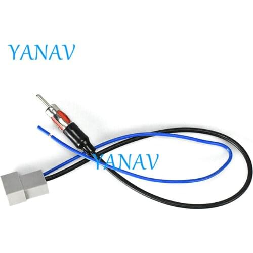 13-003 ANTENNA ADAPTER CABLE FOR-NISSAN 2007+ GT13(f)-DIN(m) Car Stereo Radio ISO Wire Cable ISO Wiring Connector Adapter