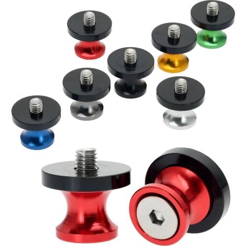 M8 Motorcycle 8mm Swingarm Spools Slider Motorcycle Swingarm Spools Slider Stand Screws For Honda Suzuki Ducati BMW KAWASAKI