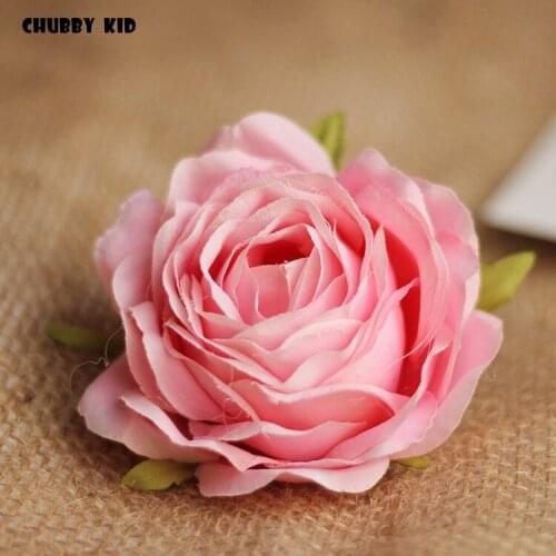 50pcs ! wholesale Hi-Q 8.5cm artificial silk flower rose heads fake rose petals wedding decorative flowers DIY wall Floral