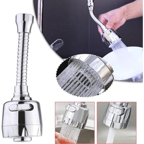 360 Rotate Kitchen Faucet Aerator Water Diffuser Bubbler Water Saving Filter Anti-Splash Sink Sprayer Facuet Replacement Parts