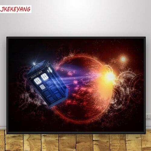 5D DIY square/round Diamond Painting Doctor Who Phone Box Cross Stitch Diamond Embroidery Pattern Rhinestone home decor J2731