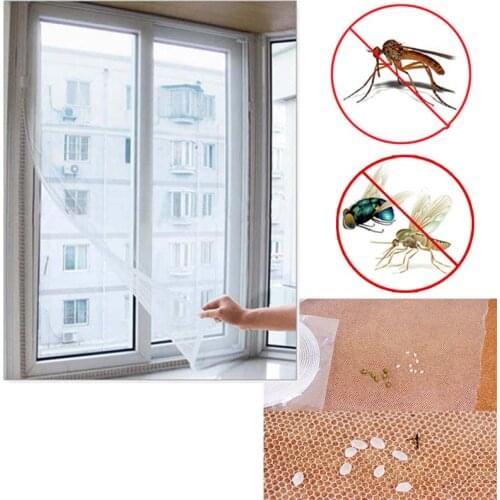 200cm*150cm/130cm*150cm DIY Flyscreen Curtain Insect Fly Mosquito Bug Window Mesh Screen SCIE999
