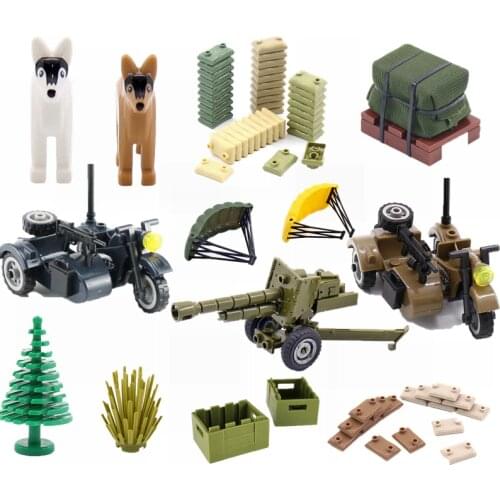 Military Weapon Toys For Children War Soldier New Year Gifts For Friends Educational DIY Bricks Accessories Compatible Buildings
