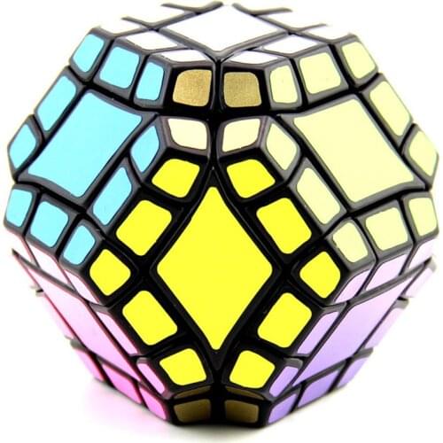 LanLan 12 Axis Dodecahedron Magic Cube Megaminxeds Speed Puzzle Professional Cubo Magico Puzzle Toy For Children Kids Gift Toy