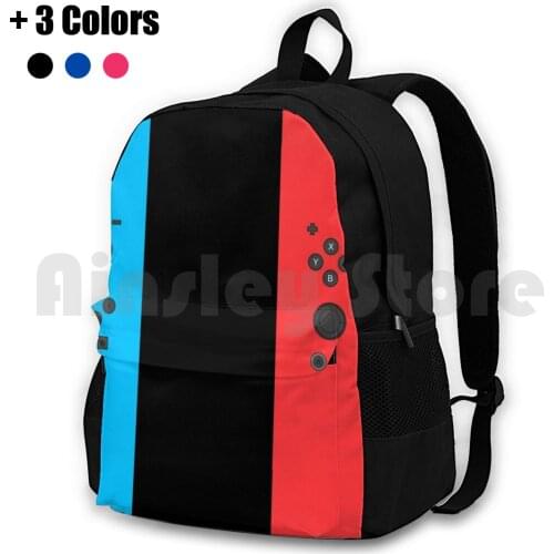 Nintendo Switch Blue Red Gamer Design Outdoor Hiking Backpack Waterproof Camping Travel Nintendo Nintendo Switch Games Gaming