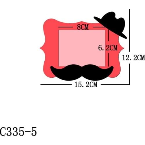 New Photo frame Wooden die Scrapbooking C335-5 Cutting Dies Multiple sizes
