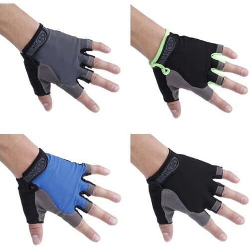 New Arrival Gmarty Anti Slip Gel Pad Motorcycle Road Bike Gloves Half Finger Cycling Gloves Men Women Sports Bicycle Gloves M L