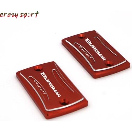 Front Brake Clutch Cylinder Fluid Reservoir Cover For SUZUKI AN 650 AN650 Burgman 2004-2018 2017 Motorcycle Accessories