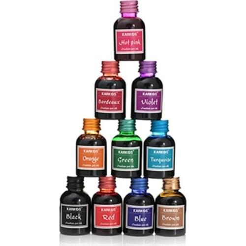 Drop Ship&Wholesale 1 Bottle Pure Colorful 30ml Fountain Pen Ink Refilling Inks Stationery School Nov.8