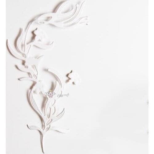Mmao Crafts Metal Steel Cutting Dies New Flower leaf strip Stencil For DIY Scrapbooking Paper/photo Cards Embossing Dies