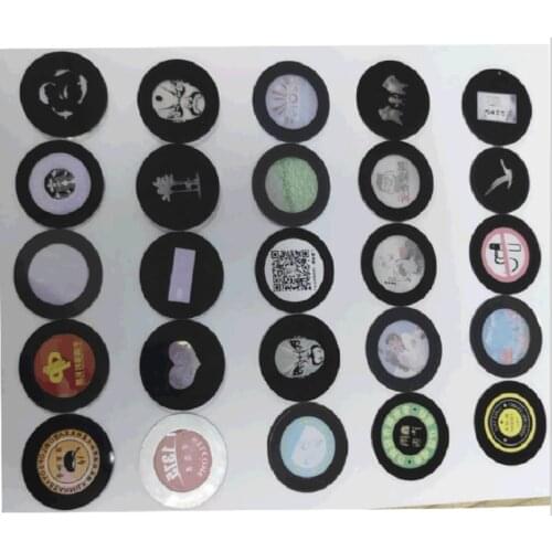 Customized Logo projector glass lens 37mm-27mm diameter Shop Mall KTV Text Pattern Logo Advertising Lighting Gobo Projection