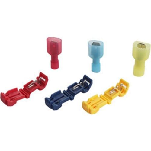 T Shape Fast Electrical Cable Connector Quick Splice Lock Wire Terminal For 0.5-4mm² Wire connect AWG 22-18/12-10/18-14