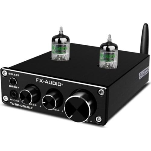 TUBE-03MKII QCC3008 Bluetooth 5.0 I2S ESS9023 Tube Preamp Headphone Amp GE5654 / 6K4 HiFi Tube Preamplifier audio amplifier