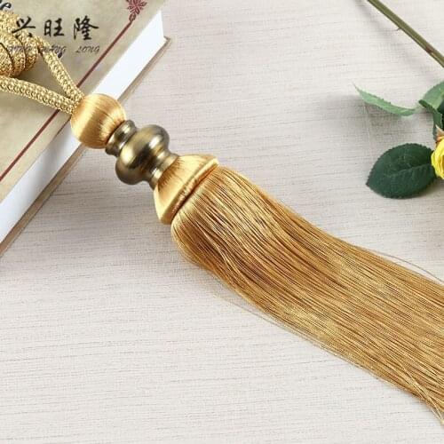 XWL 2Pcs Lantern Curtain Tassel Tieback Hanging Belts Ball Curtain Accessories Decorative Strap Fringe Binding Ropes Tiebacks