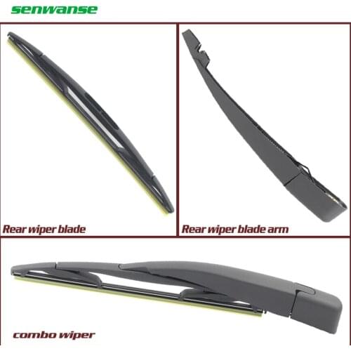 Senwanse Rear Wiper Arm and Blade for Ford Escape 2008-2012 back windshield windscreen wiper