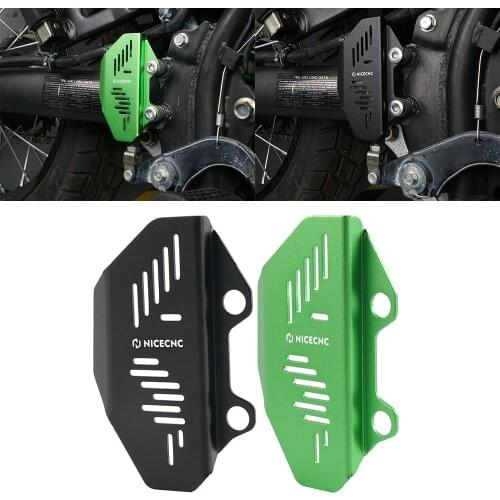 Motorcycle Rear Brake Reservoir Guard Protector For Kawasaki KLR650 KLR 650 2008-2018 2009 2010 2011 2012 2013 2014 2015 2016