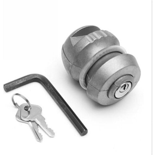 1pcs Trailer Parts Hitch Lock Ball Lock Universal Coupling Tow Caravan Zinc Alloy 50*65.5mm