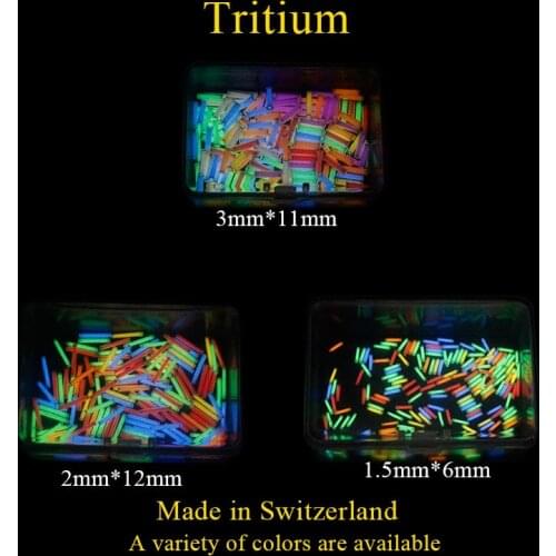 1 PCS Tritium Gas Tube 1.5*6mm Self Luminous 10 Years Of High-tech Products EDC Multi-color Selection Emergency Light