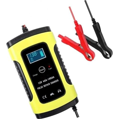 12V 6A Full Automatic Car Truck Motorcycle Battery Charger Intelligent Fast