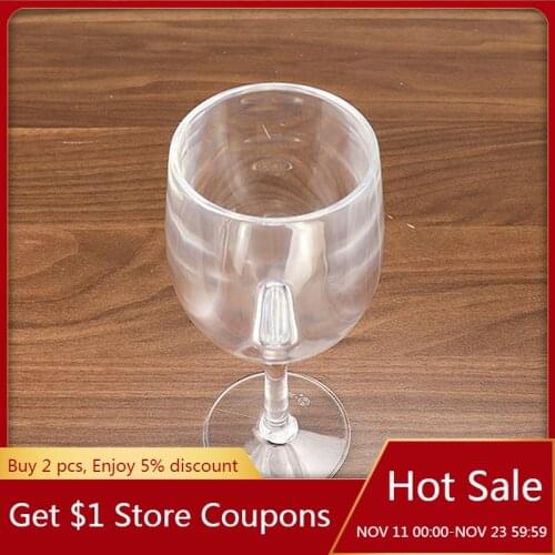 230ML Bar Sets KTV Transparent Cocktail Glass Home Acrylic Transparent Goblet Bar Wine Glass Restaurant Plastic Glasses