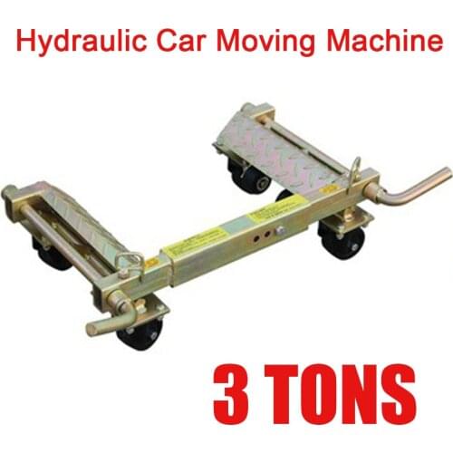 3T Hydraulic Car Moving Machine Max Moving Universal Wheel Car Mover Hydraulic Trailer Vehicle Mobile Device